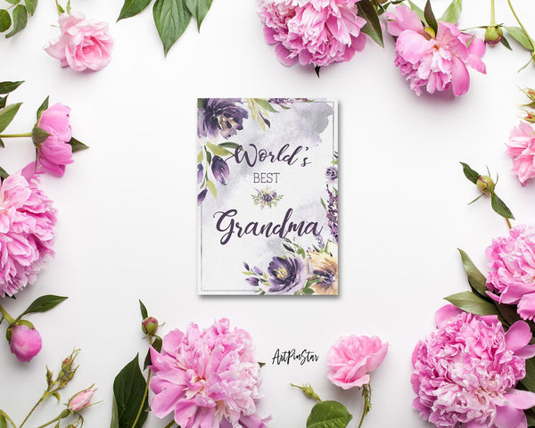 World's best grandma Grandparents Occasion Greeting Cards