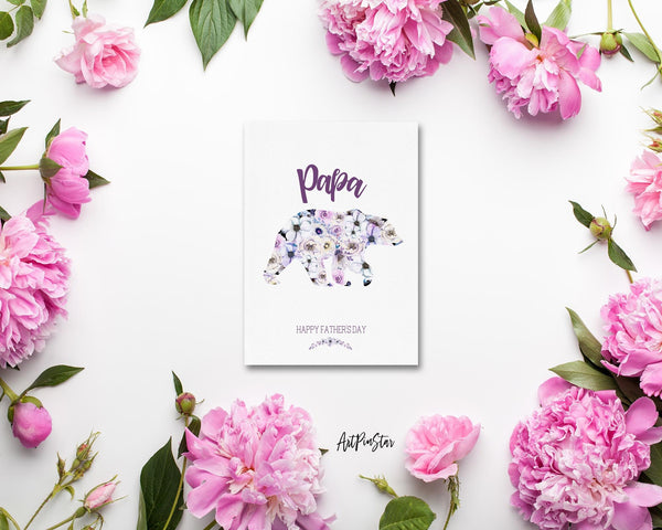 Papa bear Father's Day Occasion Greeting Cards