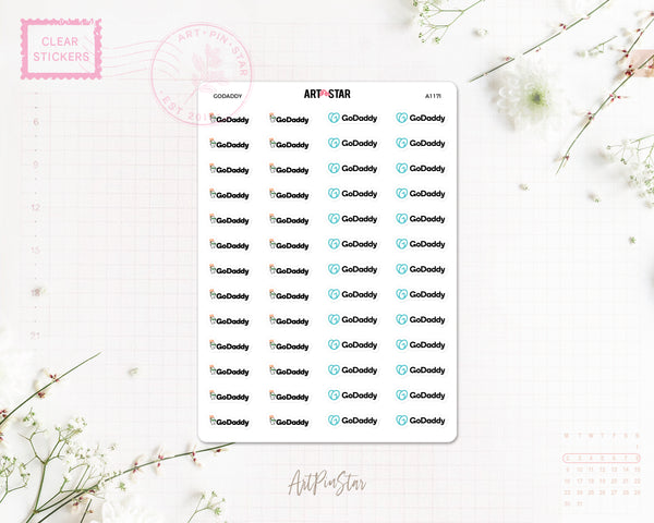 Shopping Icon Clear Stickers