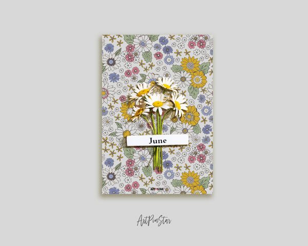 Boho Groovy Botanical Hippie Flower Personalized Vellum Dashboard