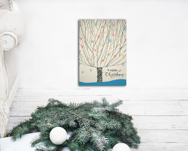 Merry Christmas Tree Personalized Holiday Greeting Card Gifts