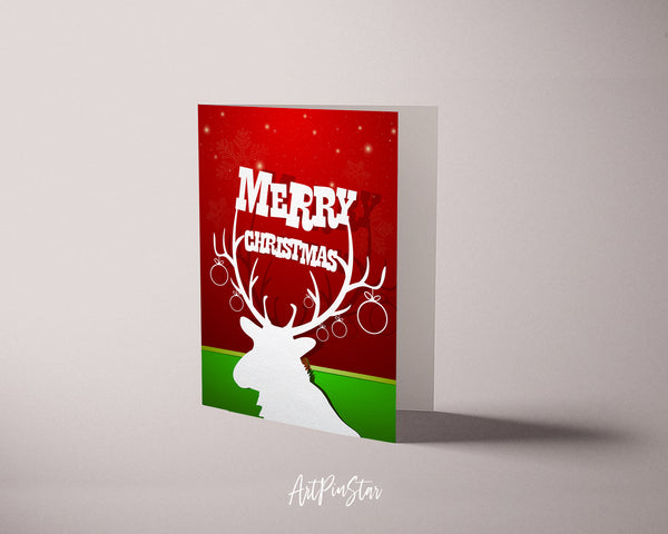 Merry Christmas Personalized Holiday Greeting Card Gifts