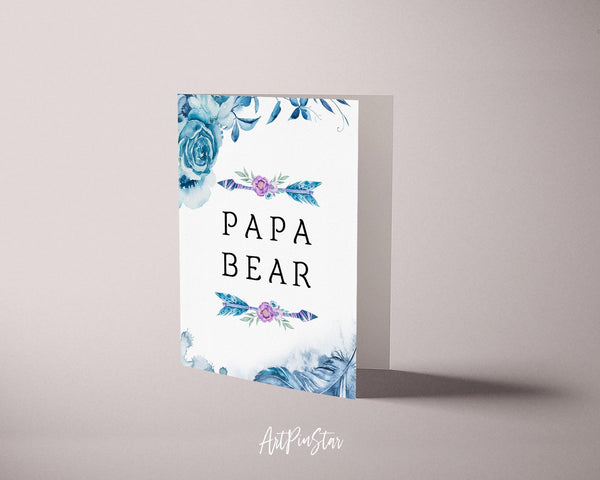 Papa Bear Father's Day Occasion Greeting Cards