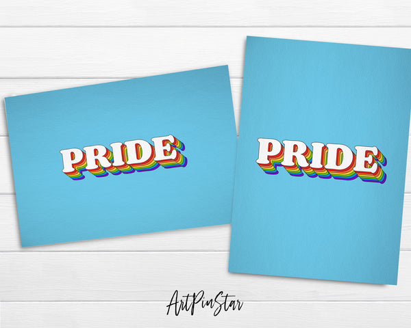 PRIDE Rainbow LGBTQ Pride Cards