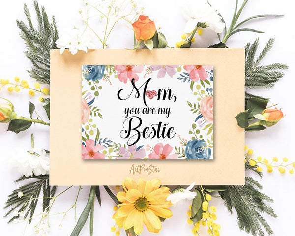 Mom you are my bestie Mother's Day Occasion Greeting Cards