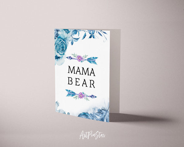 Mama Bear Mother's Day Occasion Greeting Cards