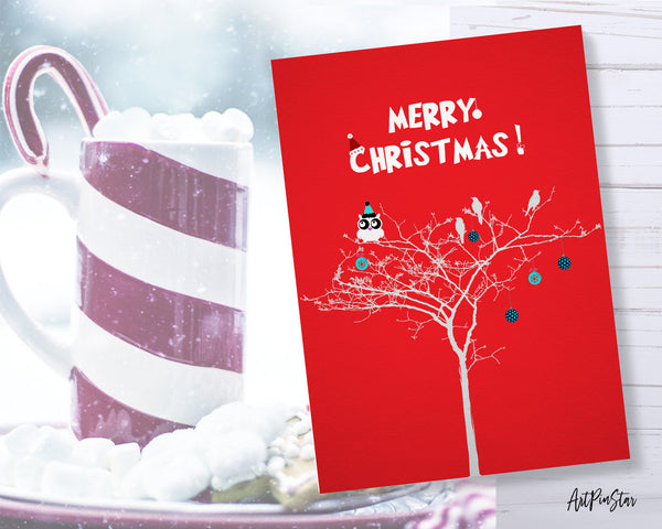 Merry Christma Personalized Holiday Greeting Card Gifts
