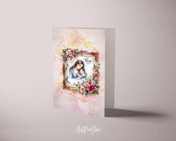Best Mom Ever Frame Mother's Day Greeting Cards