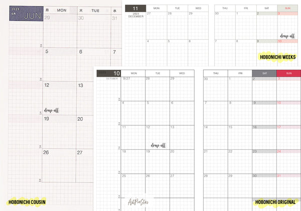 A125h | Lettering, drop-off