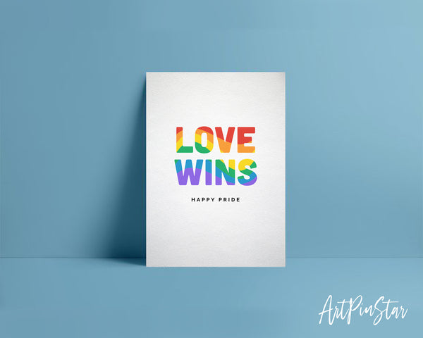 Love Wins LGBT LGBTQ Pride Cards