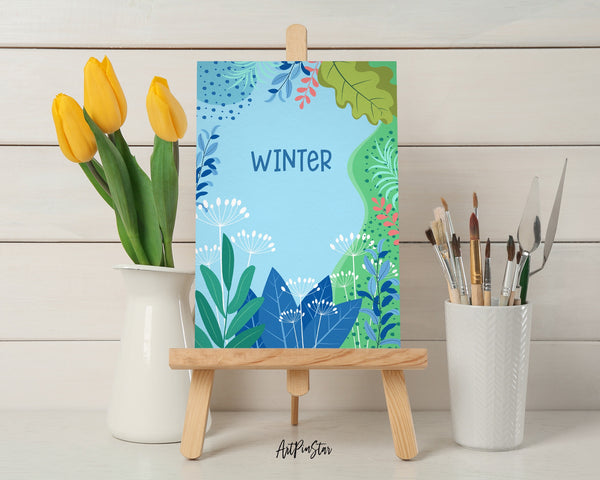 Nature Winter Customizable Season Greeting Cards