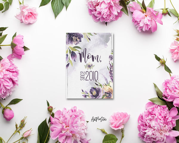 Mom since 2010 Mother's Day Occasion Greeting Cards