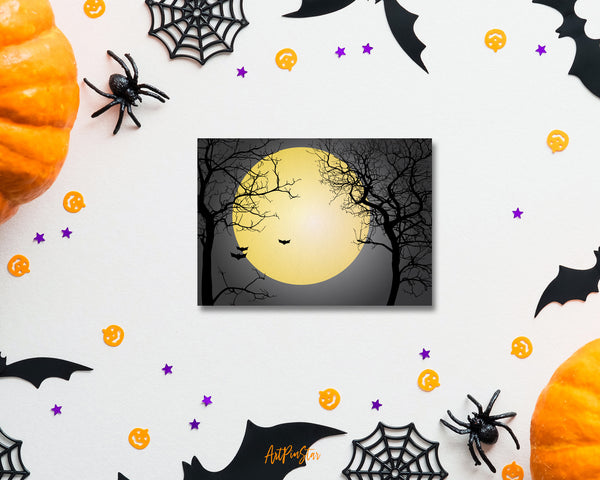 Halloween Party Full Moon Custom Holiday Greeting Card