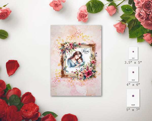 Best Mom Ever Frame Mother's Day Greeting Cards