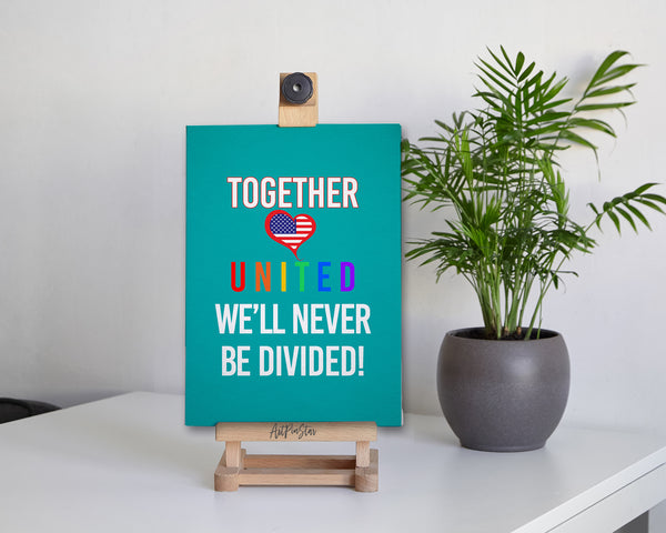 Together united we'll never be divided LGBTQ Pride Cards