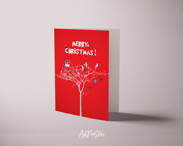 Merry Christma Personalized Holiday Greeting Card Gifts