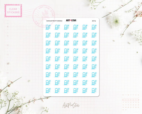 A013a | Car Electricity, Aqua