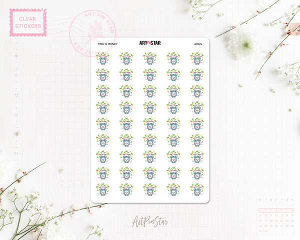 Alarm Story Clear Stickers