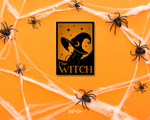 The Witch Halloween Custom Holiday Greeting Card