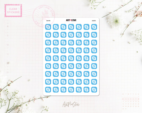 A085h | Social Media Icon, Skype