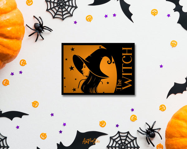 The Witch Halloween Custom Holiday Greeting Card