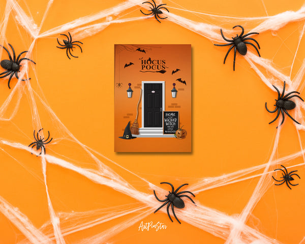 Halloween Home of the Wicked Witch & Her Little Monsters Custom Holiday Greeting Card
