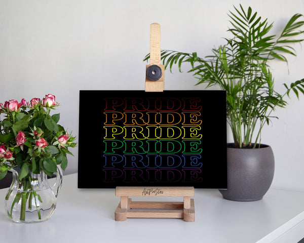 PRIDE in Pride Colors LGBTQ Pride Cards