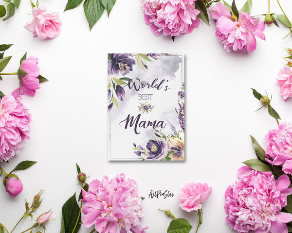 World's best mama Mother's Day Occasion Greeting Cards