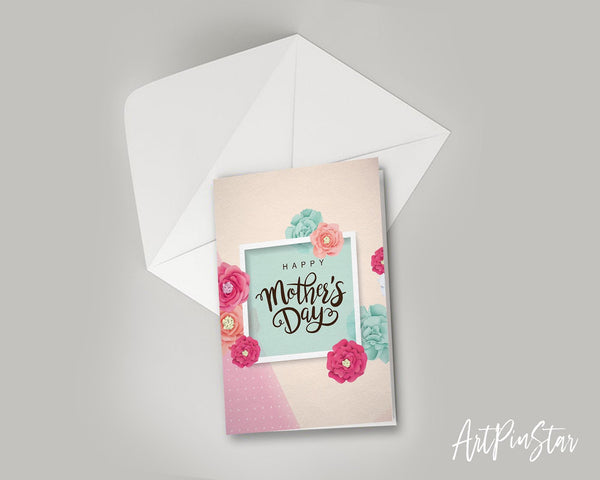 Flower Frame Mother's Day Greeting Cards