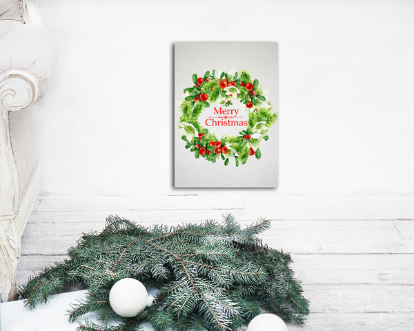 Christmas Wreath Personalized Holiday Greeting Card Gifts