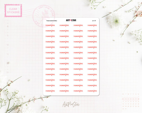 Shopping Icon Clear Stickers