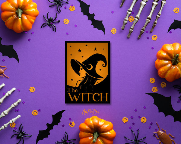The Witch Halloween Custom Holiday Greeting Card