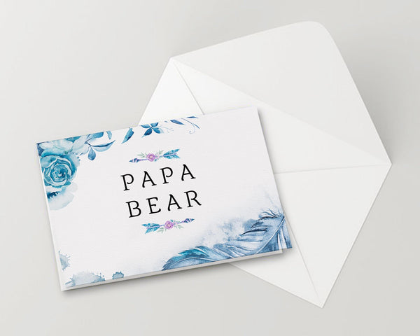 Papa Bear Father's Day Occasion Greeting Cards