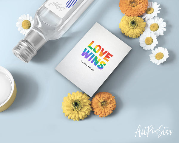 Love Wins LGBT LGBTQ Pride Cards