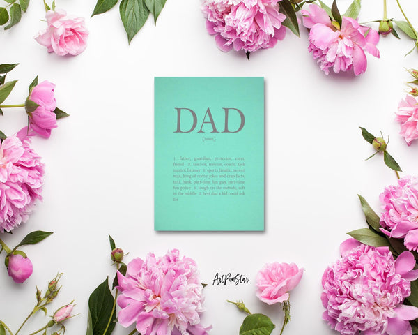 Dad meaning Father's Day Occasion Greeting Cards