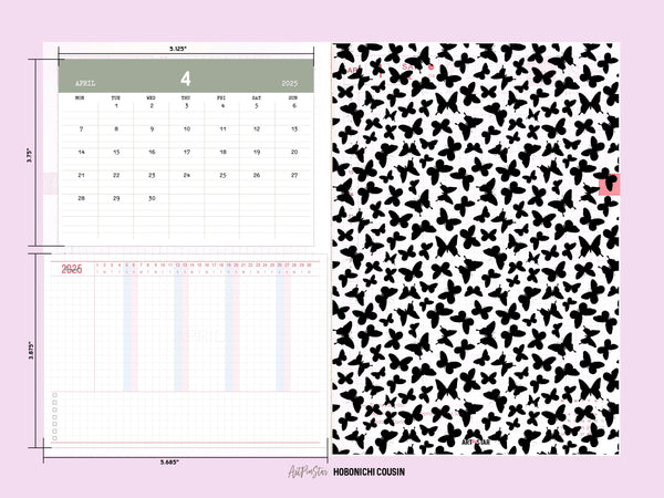 Butterfly Garden Shadow Personalized Vellum Dashboard