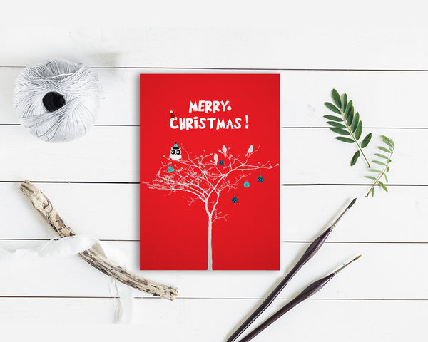 Merry Christma Personalized Holiday Greeting Card Gifts