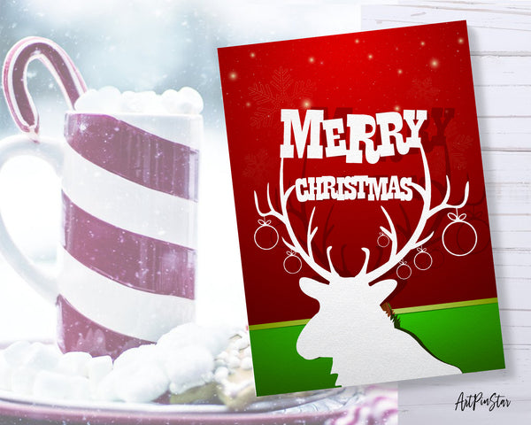 Merry Christmas Personalized Holiday Greeting Card Gifts