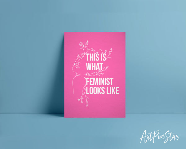 This is what a feminist looks like LGBTQ Pride Cards