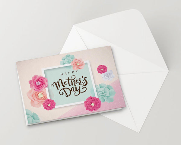 Flower Frame Mother's Day Greeting Cards