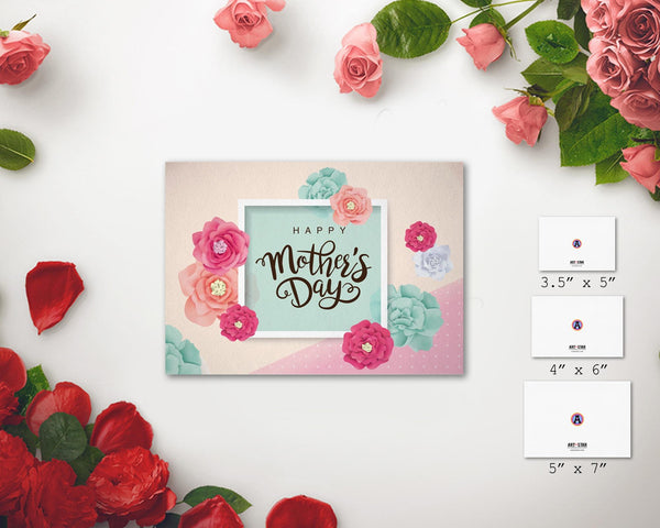 Flower Frame Mother's Day Greeting Cards