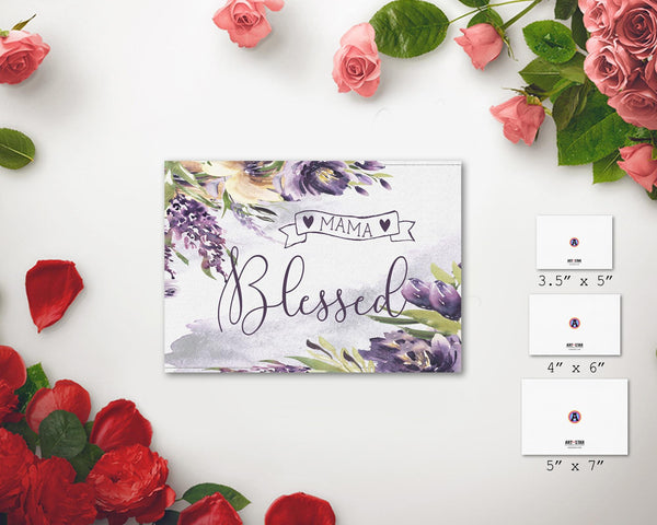 Blessed MAMA Mother's Day Occasion Greeting Cards
