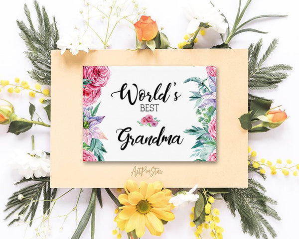 World's best grandma Grandparents Occasion Greeting Cards