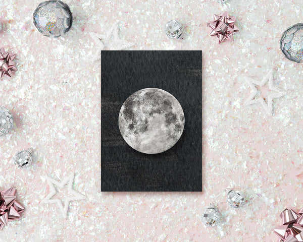 Moon Moon Phases Customizable Greeting Card