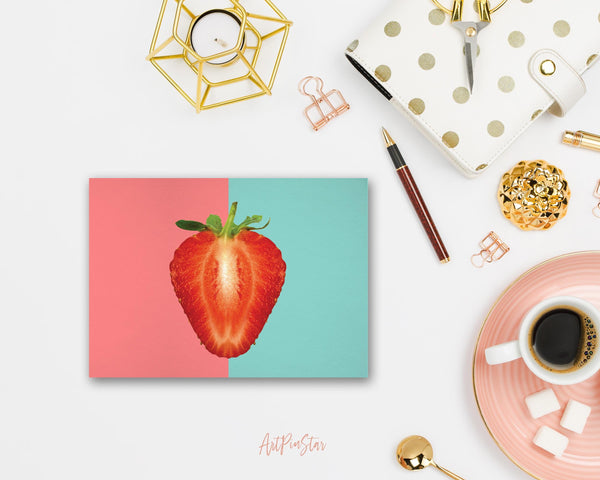 Pear Slice in Half Food Customized Gift Cards