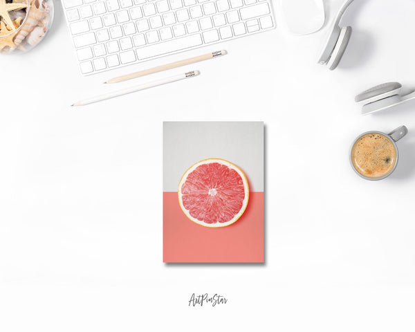 Peach Slice in Half Food Customized Gift Cards