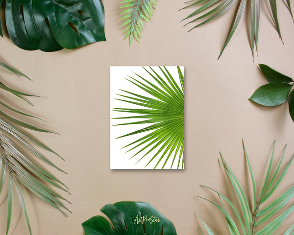 Palm Leaf Botanical Garden Customized Greeting Card