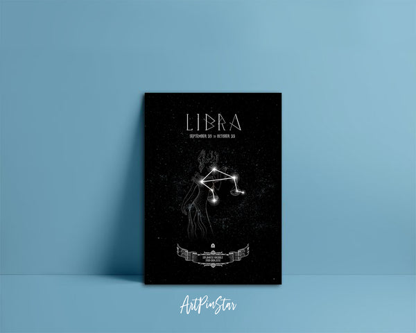 Astrology Libra Prediction Yearly Art Horoscope Customized Gift Cards