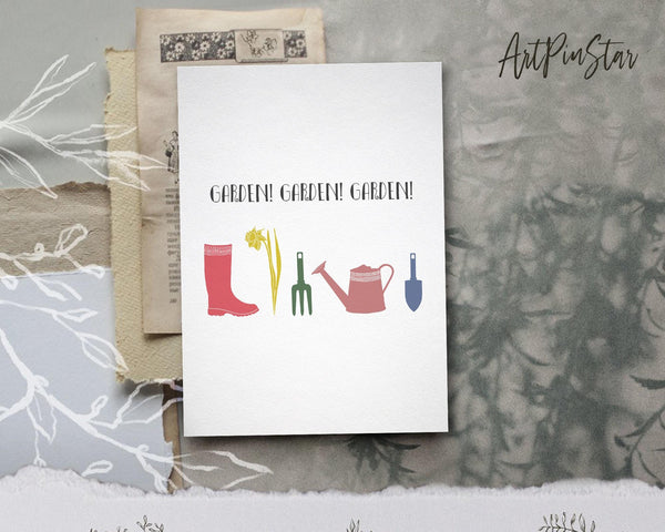 Garden Garden Garden Botanical Garden Customized Greeting Card
