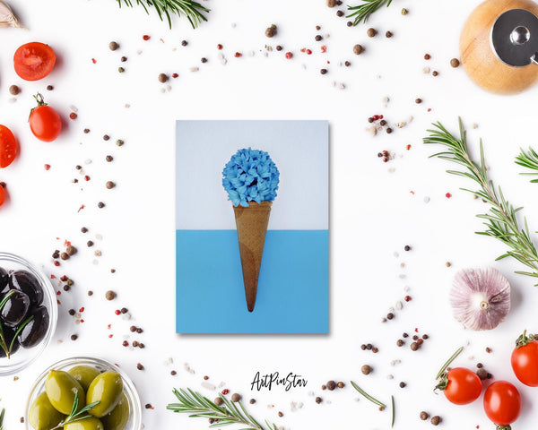 Green Apple Slice in Half Food Customized Gift Cards